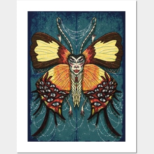 Surreal Insects - butterfly Posters and Art